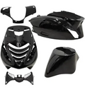 Kit de carenado SP negro brillo para Piaggio Zip H2O