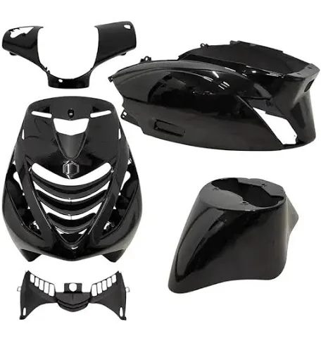 Kit de carenado SP negro brillo para Piaggio Zip H2O
